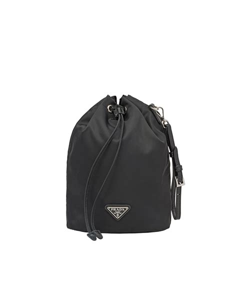 prada black nylon pouch|prada nylon off shoulder top.